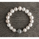 Bracelet Perles Blanches